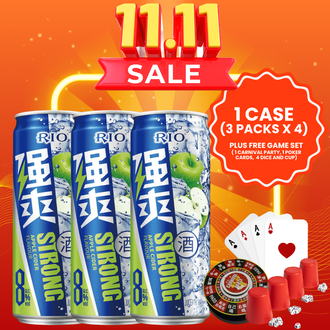 RIO Strong Apple Cider Vodka (CASE) 500ml cans