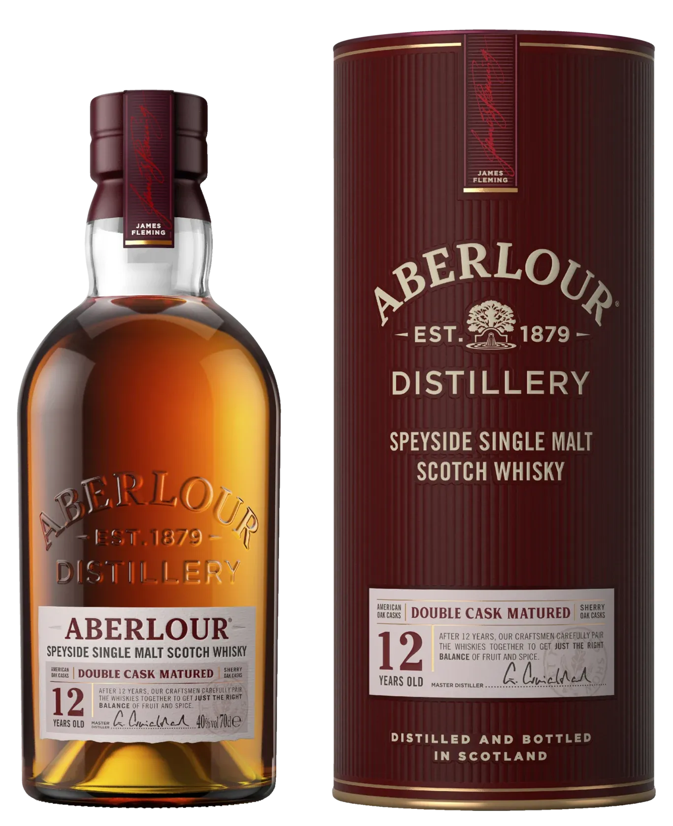 Aberlour 12 Year Old Double Cask Single Malt Scotch Whisky 700mL