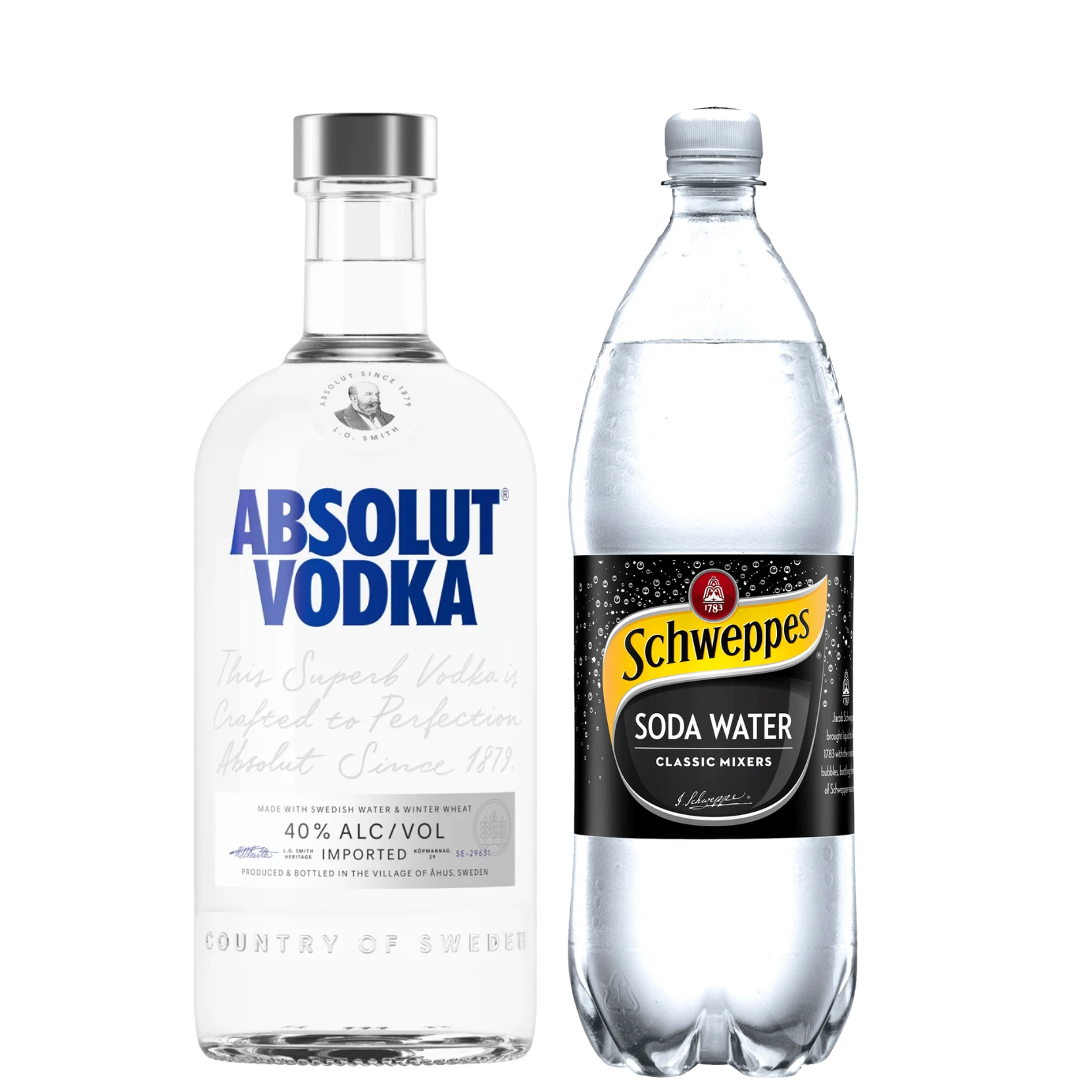 Absolut Soda (1x Absolut, 2 x 4 Soda Water 1.25L)