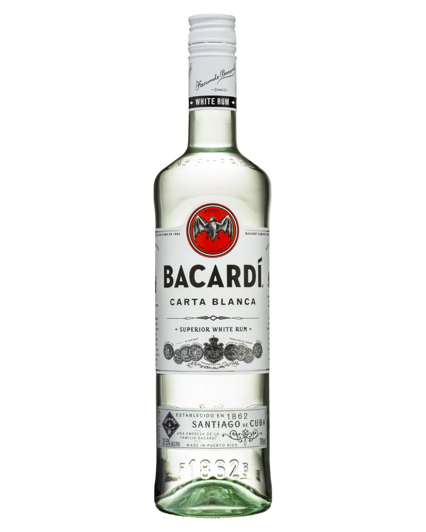 Bacardi Carta Blanca Rum 700mL
