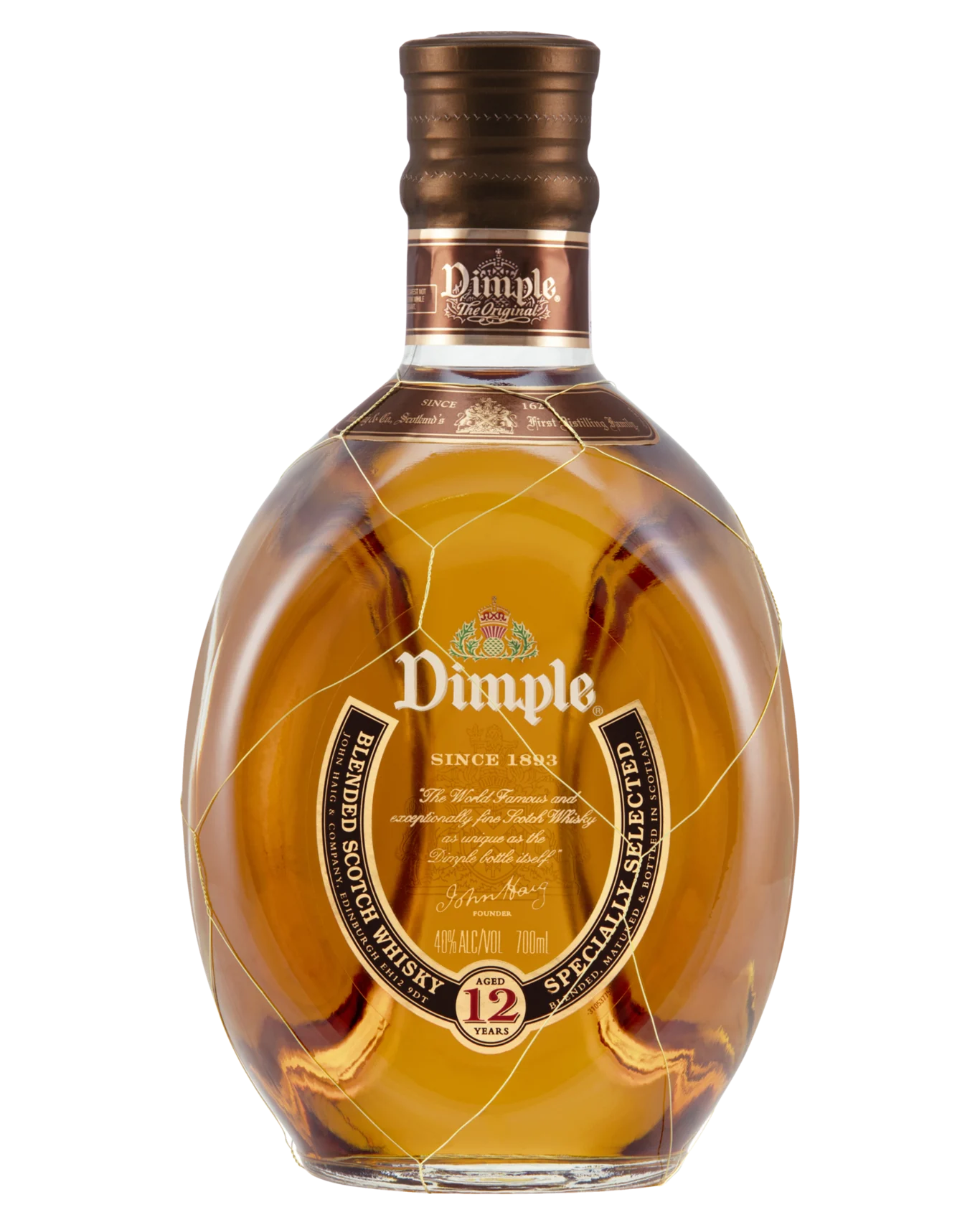 Dimple 12 Year Old Blended Scotch Whisky 700mL