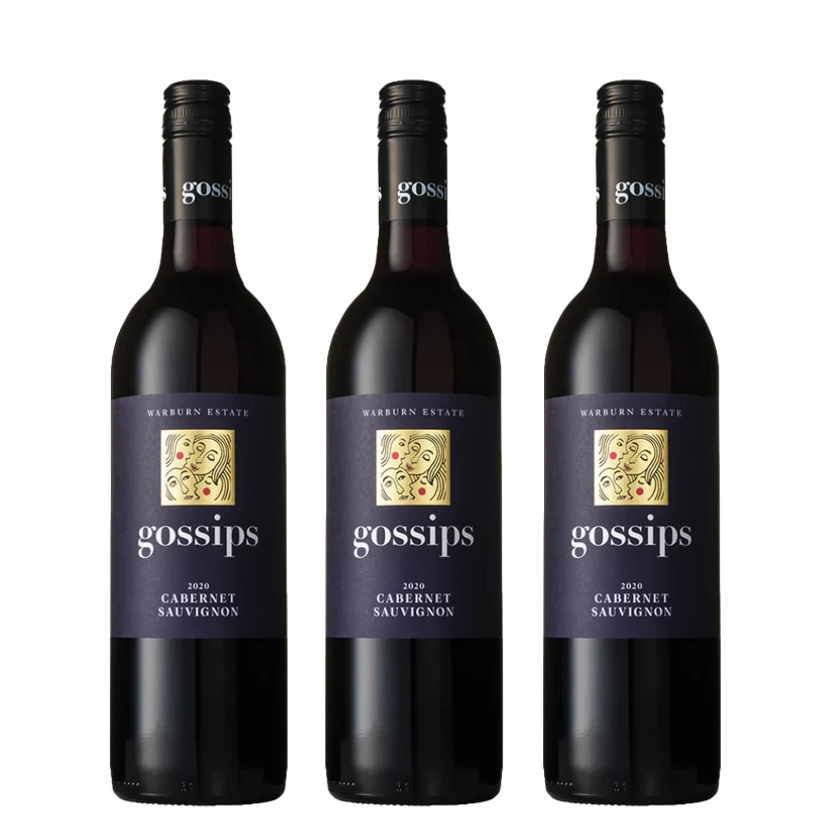 Gossips Cabernet Sauvignon 750mL 3 Bottles