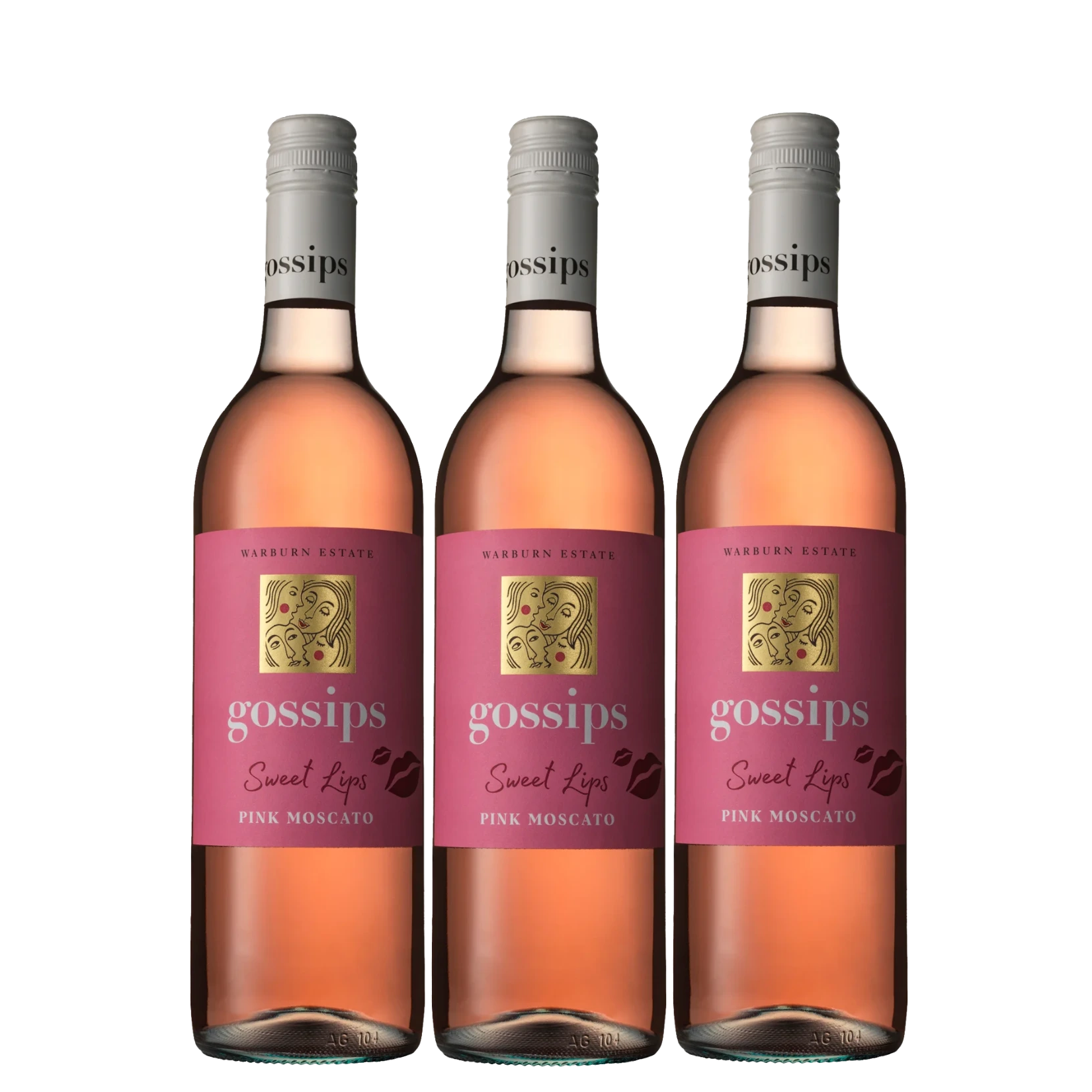 Gossips Pink Moscato 750mL 3 Bottles