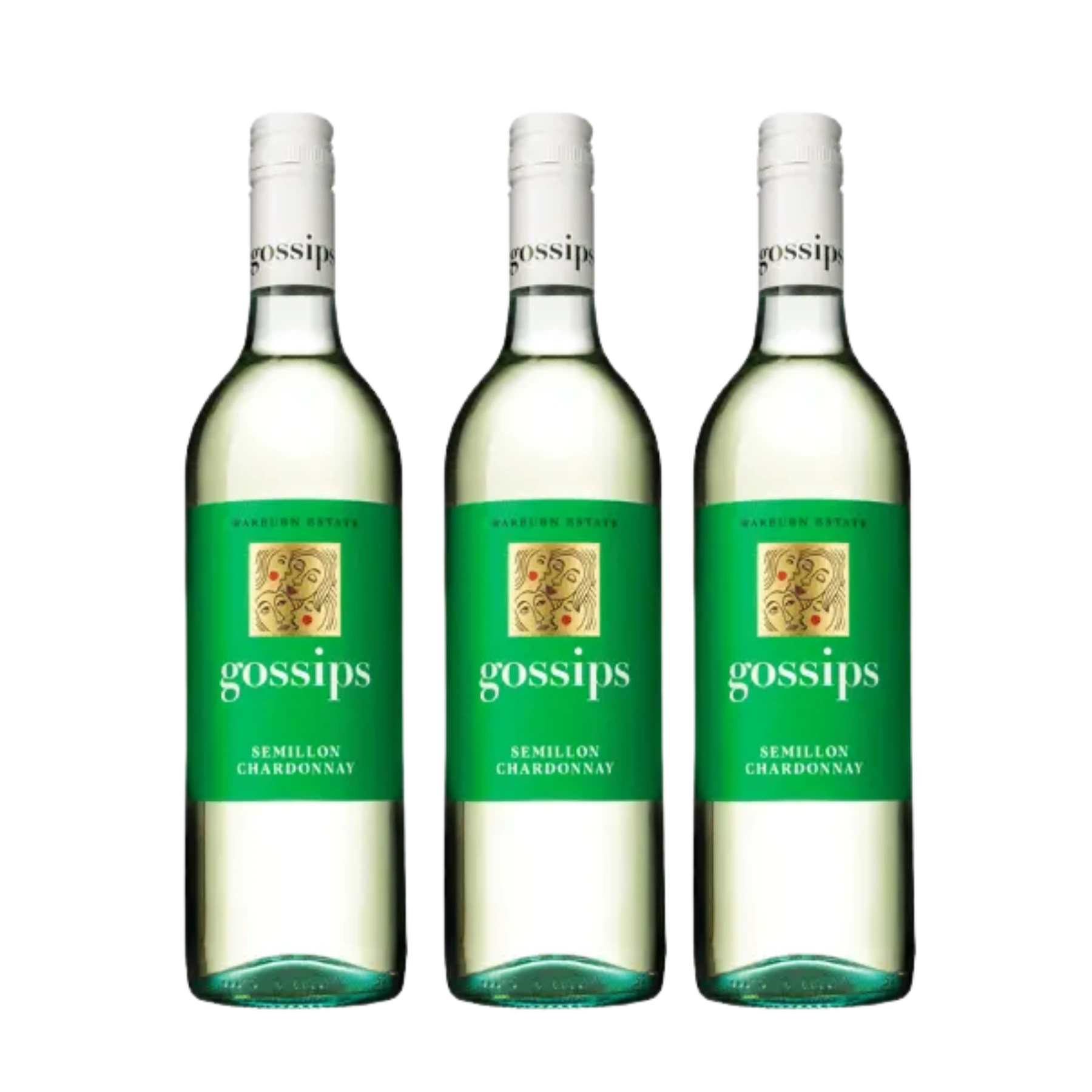 Gossips Semillon Chardonnay 750mL 3 Bottles