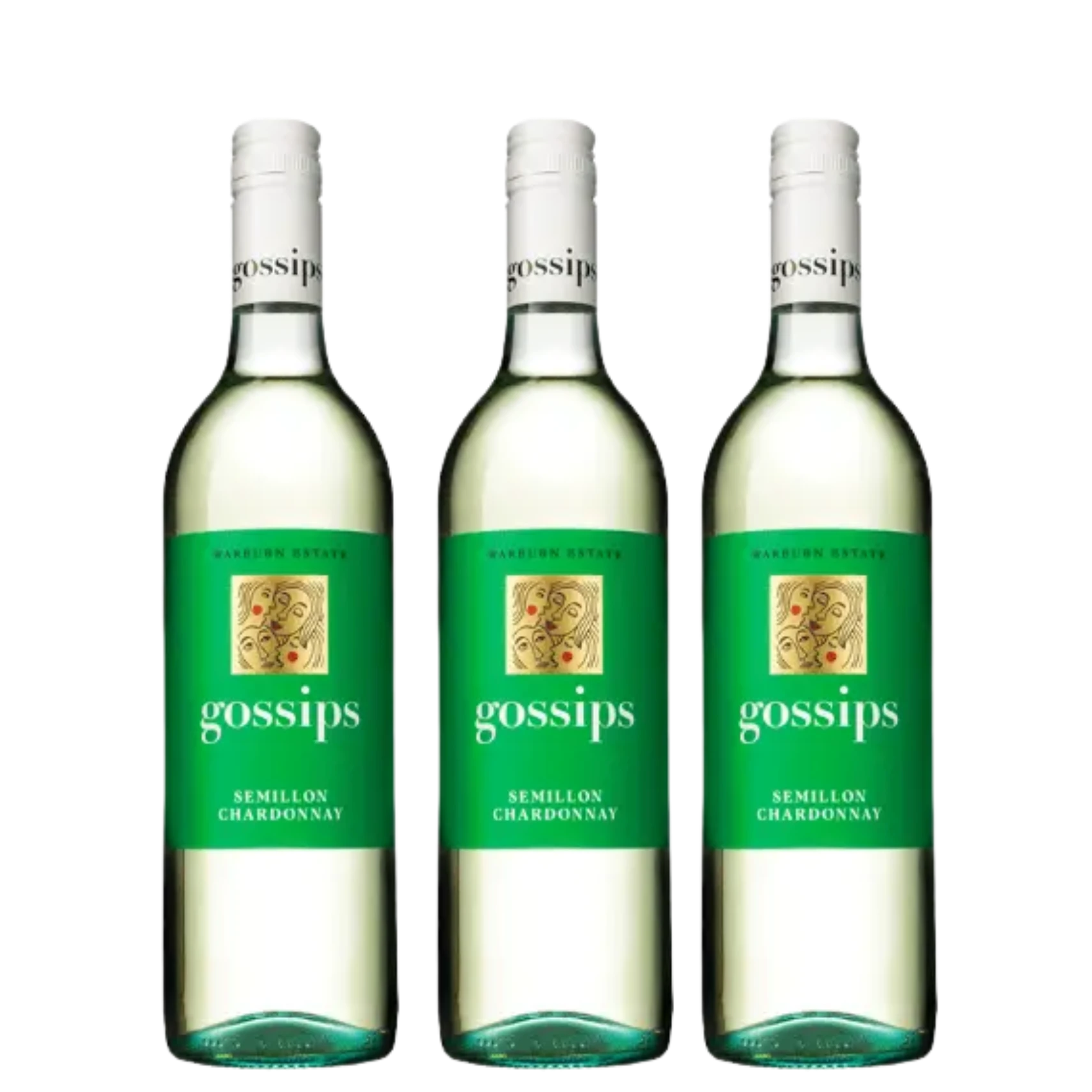 Gossips Semillon Chardonnay 750mL 3 Bottles