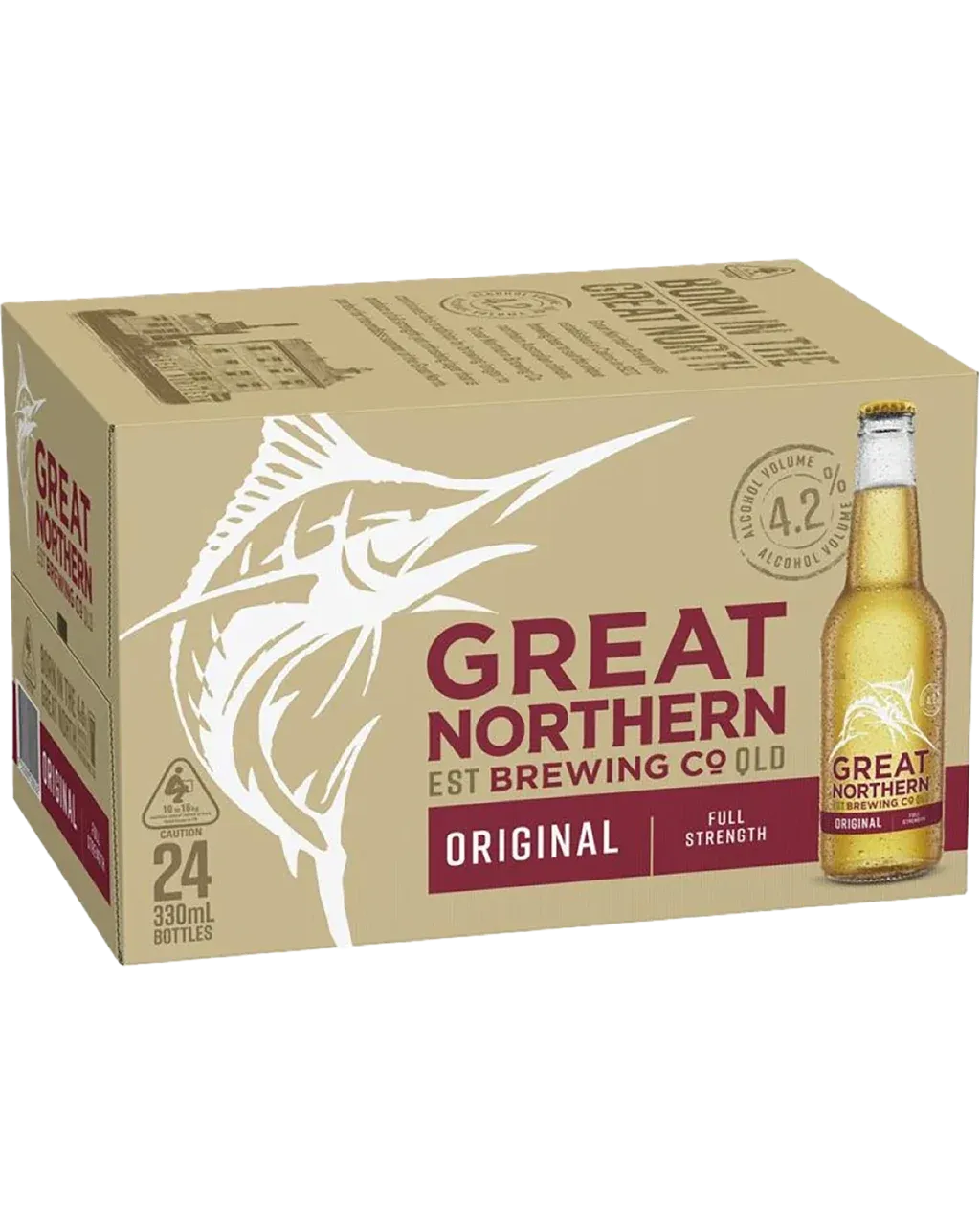 Great Northern Brewing Co. Original Lager Bottles 330mL 24 Pack