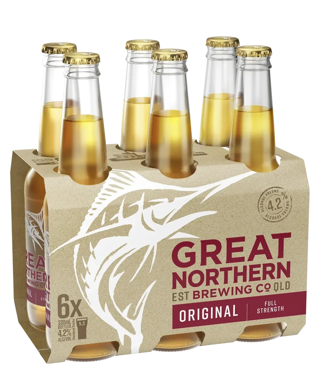 Great Northern Brewing Co. Original Lager Bottles 330mL 6 Pack
