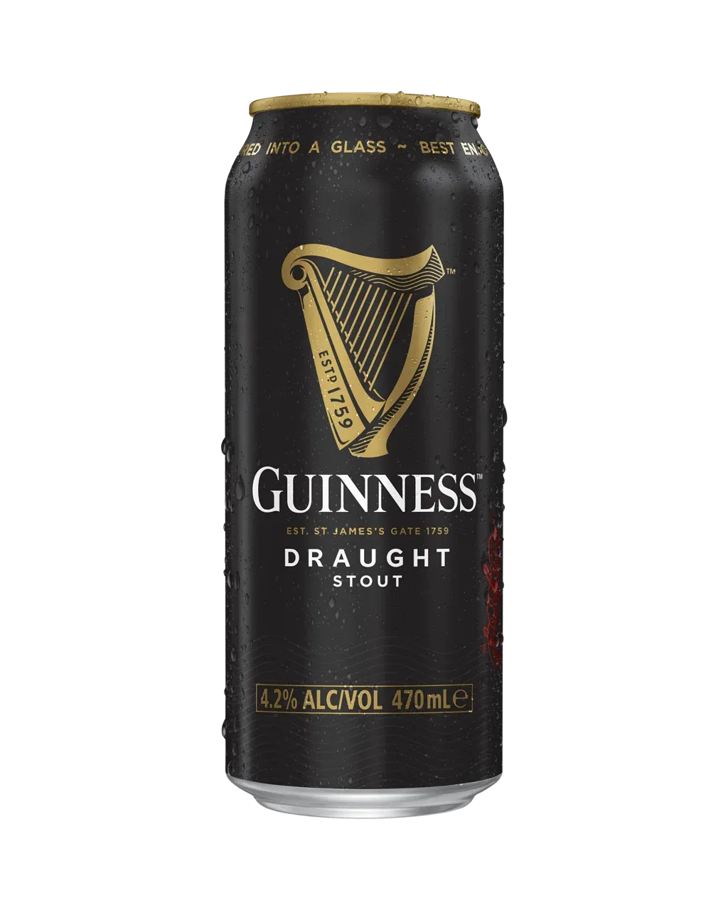 Guinness Draught Cans 470mL 4 Pack