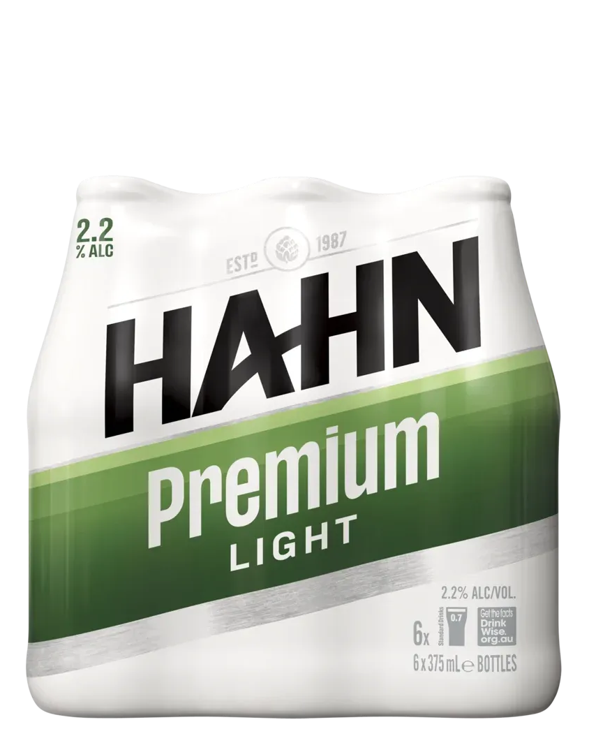 Hahn Premium Light 375mL 6 Pack