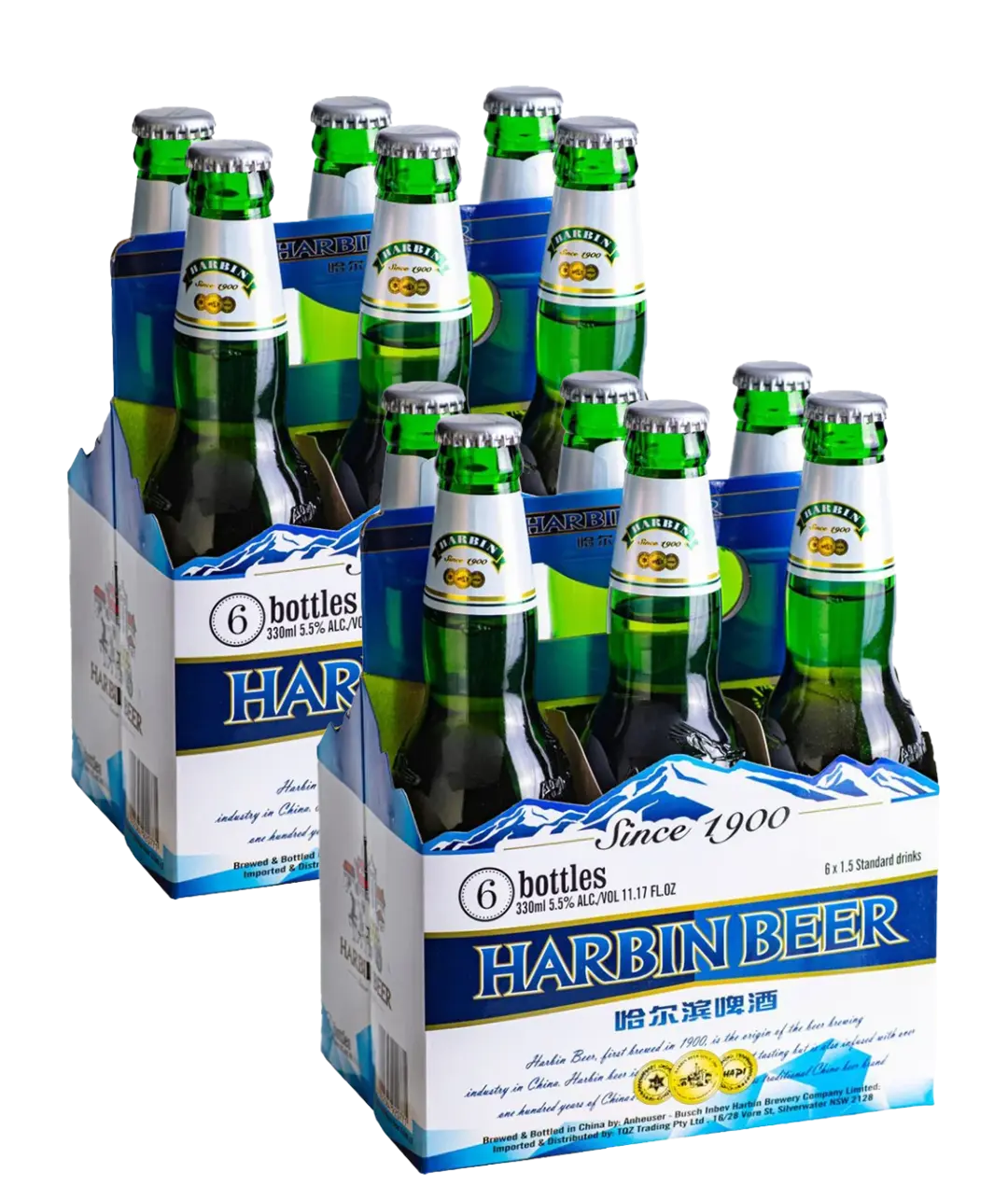 HarBin Premium Lager Bottle 330mL 12 Pack