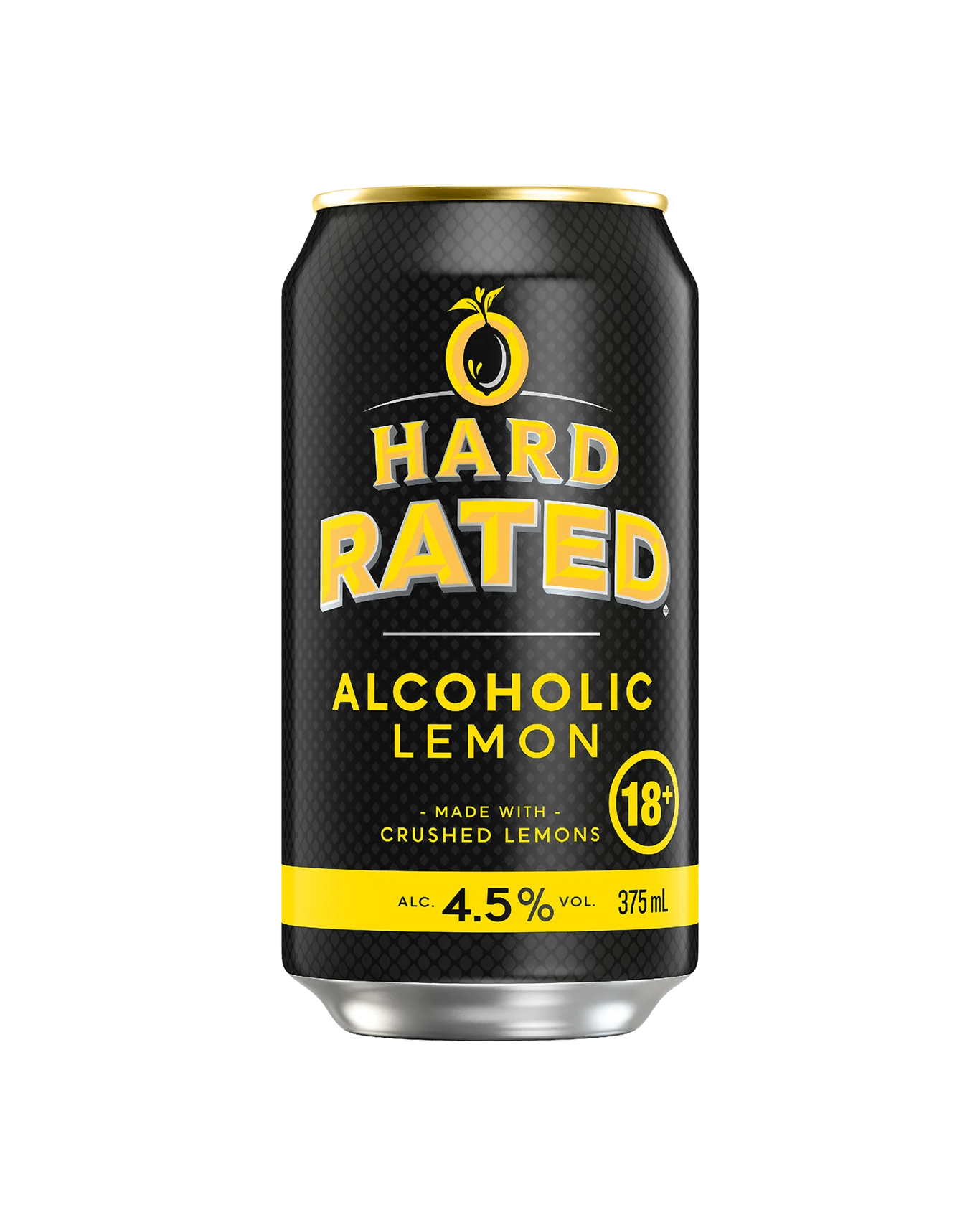Hard Rated Lemon 4.5% Cans 375mL 4 Pack