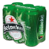 Heineken Cans 500mL 6 Pack
