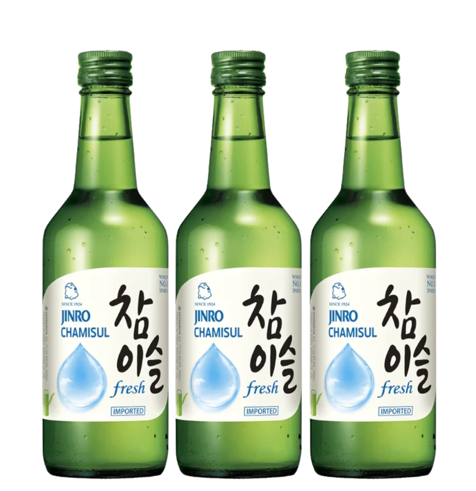 JINRO Original Soju 360ml 3 Bottles