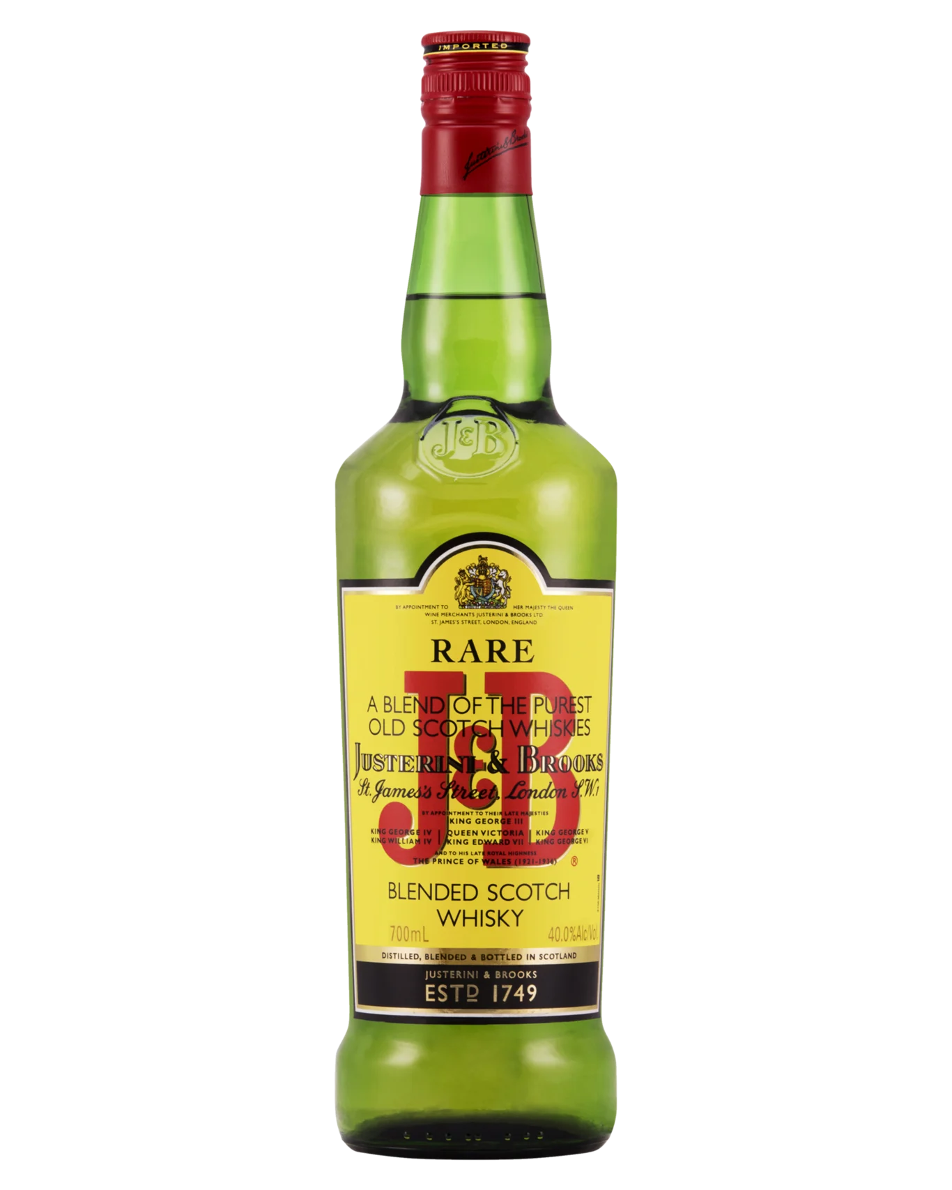 J&B Rare Blended Scotch Whisky 700mL