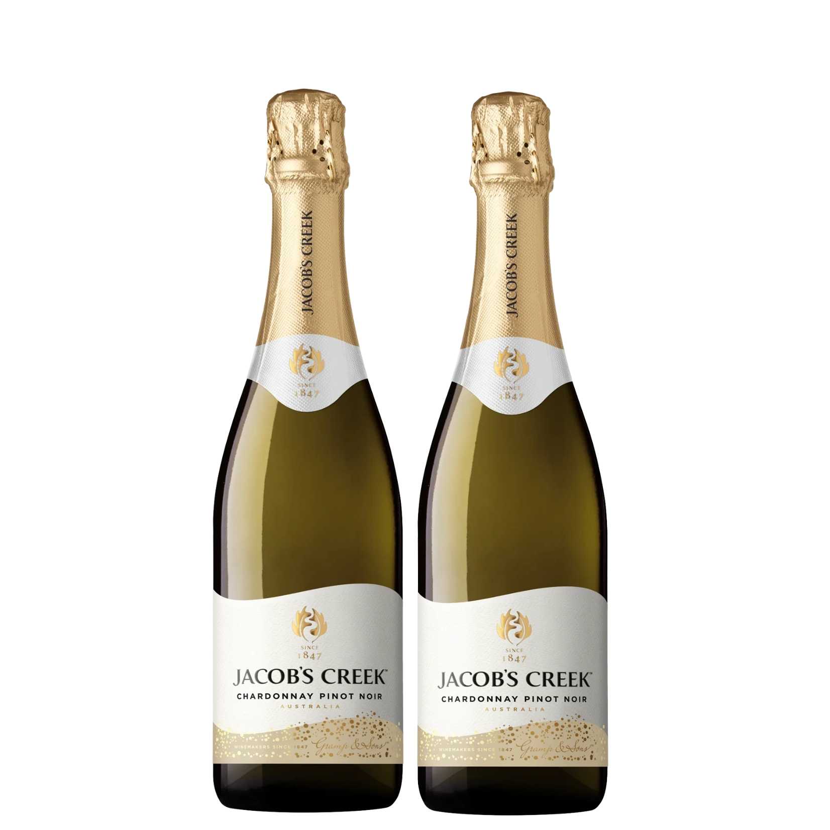 Jacobs Creek Chardonnay Pinot Noir 750mL 2 Bottles