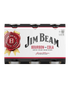 Jim Beam White Label Bourbon & Cola Cans 375mL 6 Pack