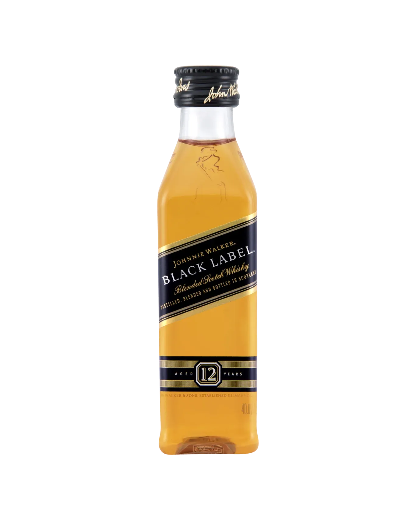 Johnnie Walker Black Label Blended Scotch Whisky 50mL