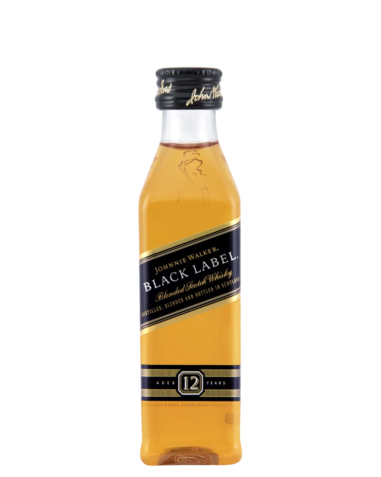 Johnnie Walker Black Label Blended Scotch Whisky 50mL