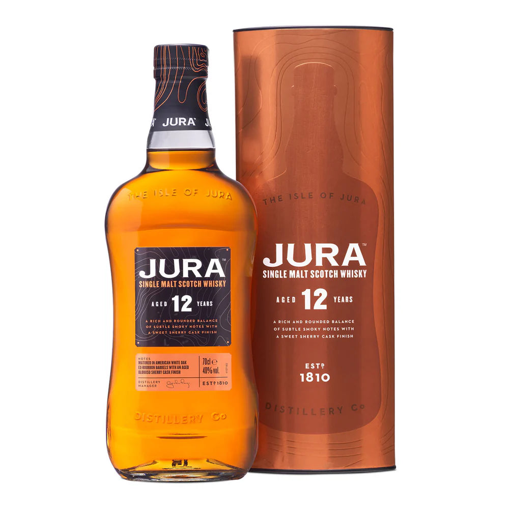 Jura 12 Year Old Single Malt Scotch Whisky 700mL