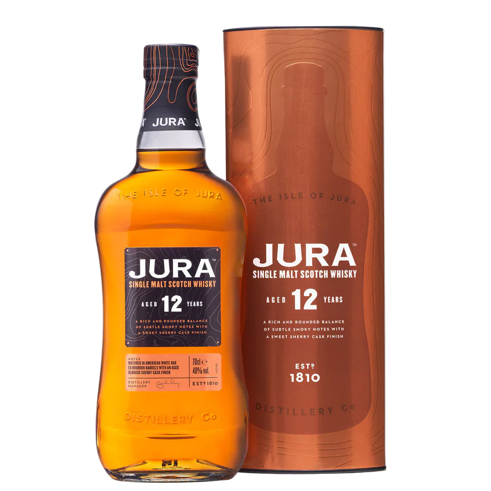 Jura 12 Year Old Single Malt Scotch Whisky 700mL