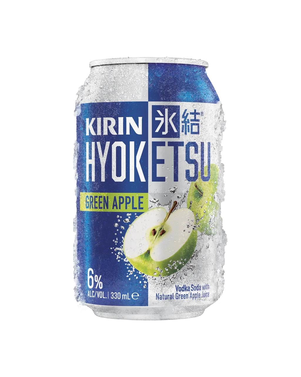 Kirin Hyoketsu Green Apple Can 330mL 4 packs
