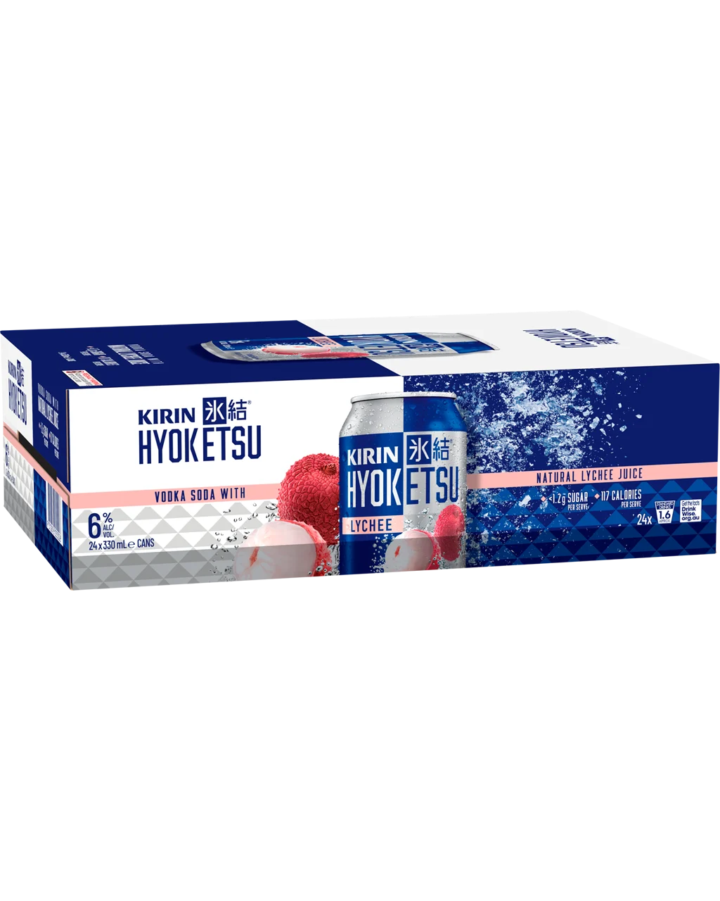 Kirin Hyoketsu Lychee Cans 330mL 24 pack