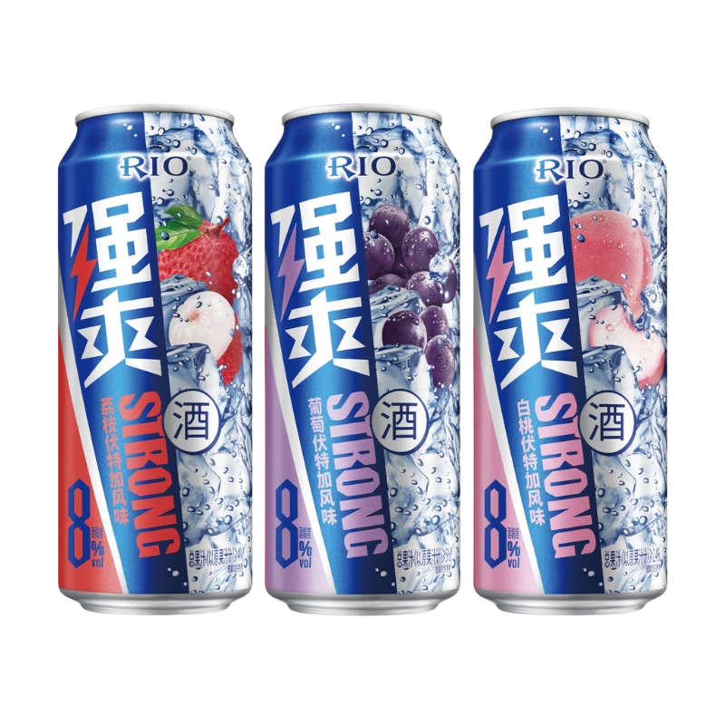 RIO Strong 3-Pack Mix (Peach, Grape, Lychee)
