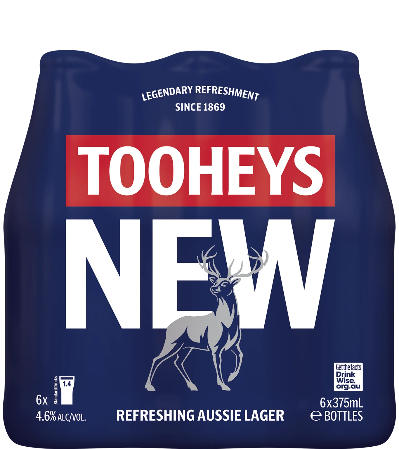 Tooheys New Bottles 375mL 6 Pack