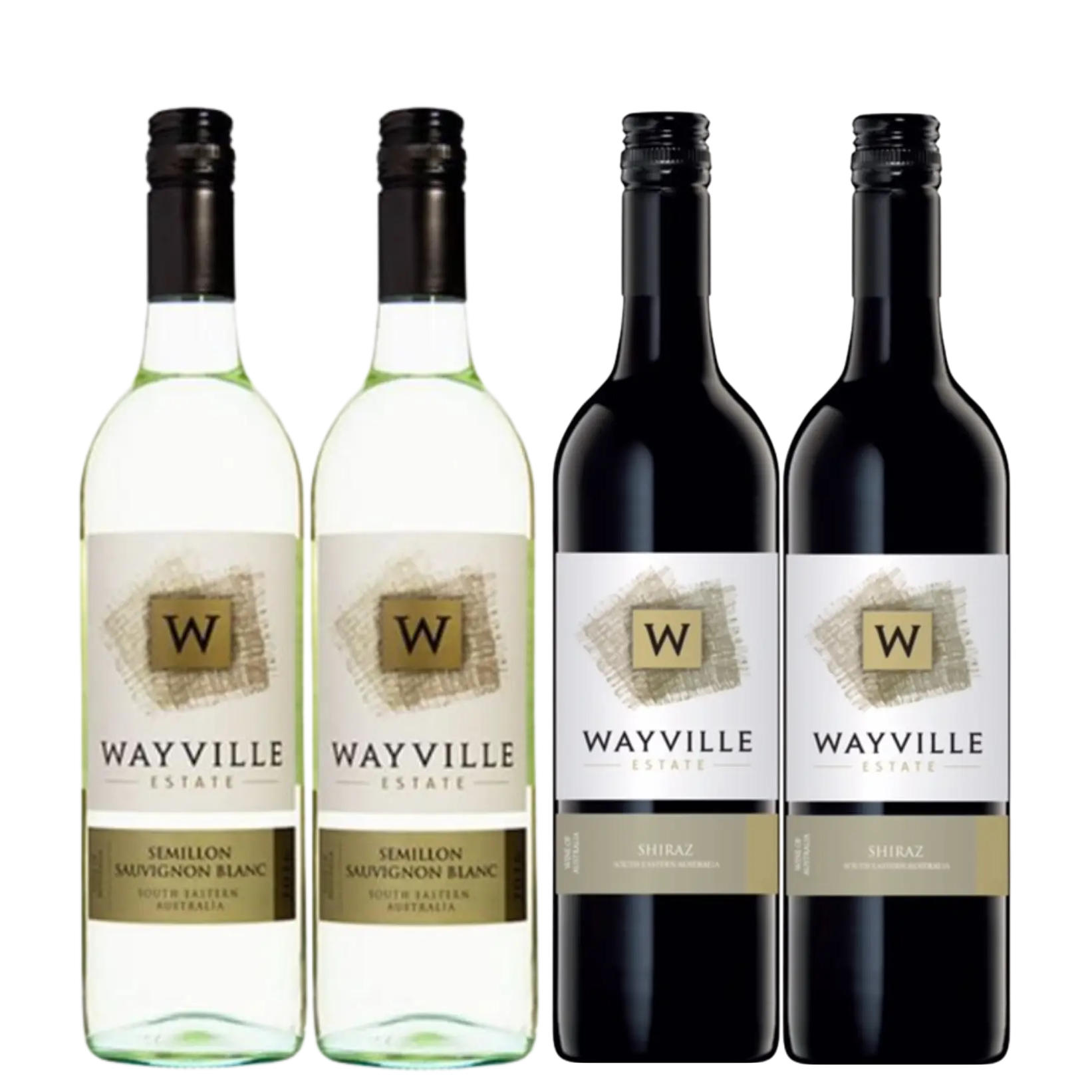 Wayville Estate Mix 750mL (Shiraz & Sauvignon Sémillon Blanc) 4 Bottles