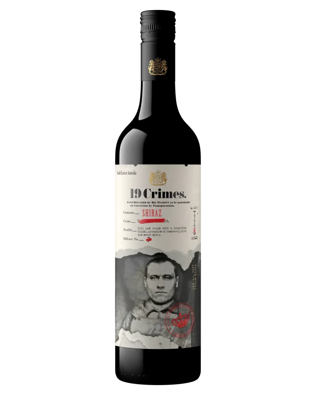 19 Crimes Shiraz 750mL