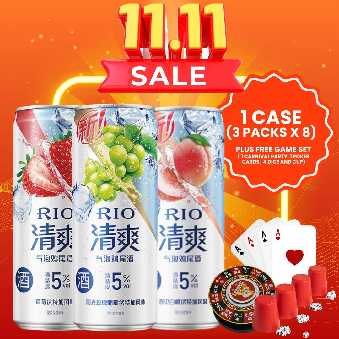 RIO Refresh 3-Pack Mix (CASE) 330ml cans