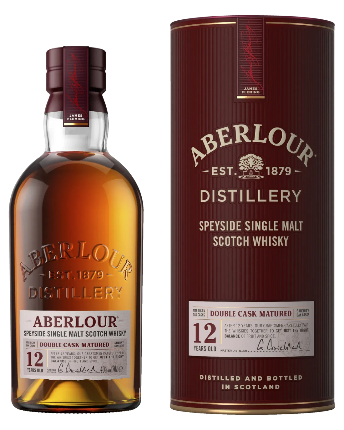 Aberlour 12 Year Old Double Cask Single Malt Scotch Whisky 700mL