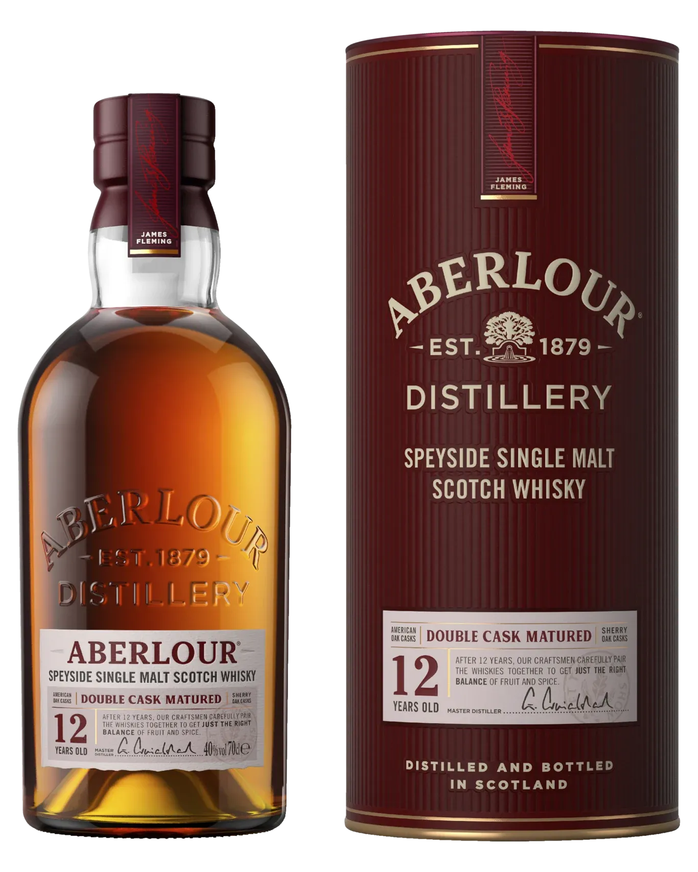 Aberlour 12 Year Old Double Cask Single Malt Scotch Whisky 700mL