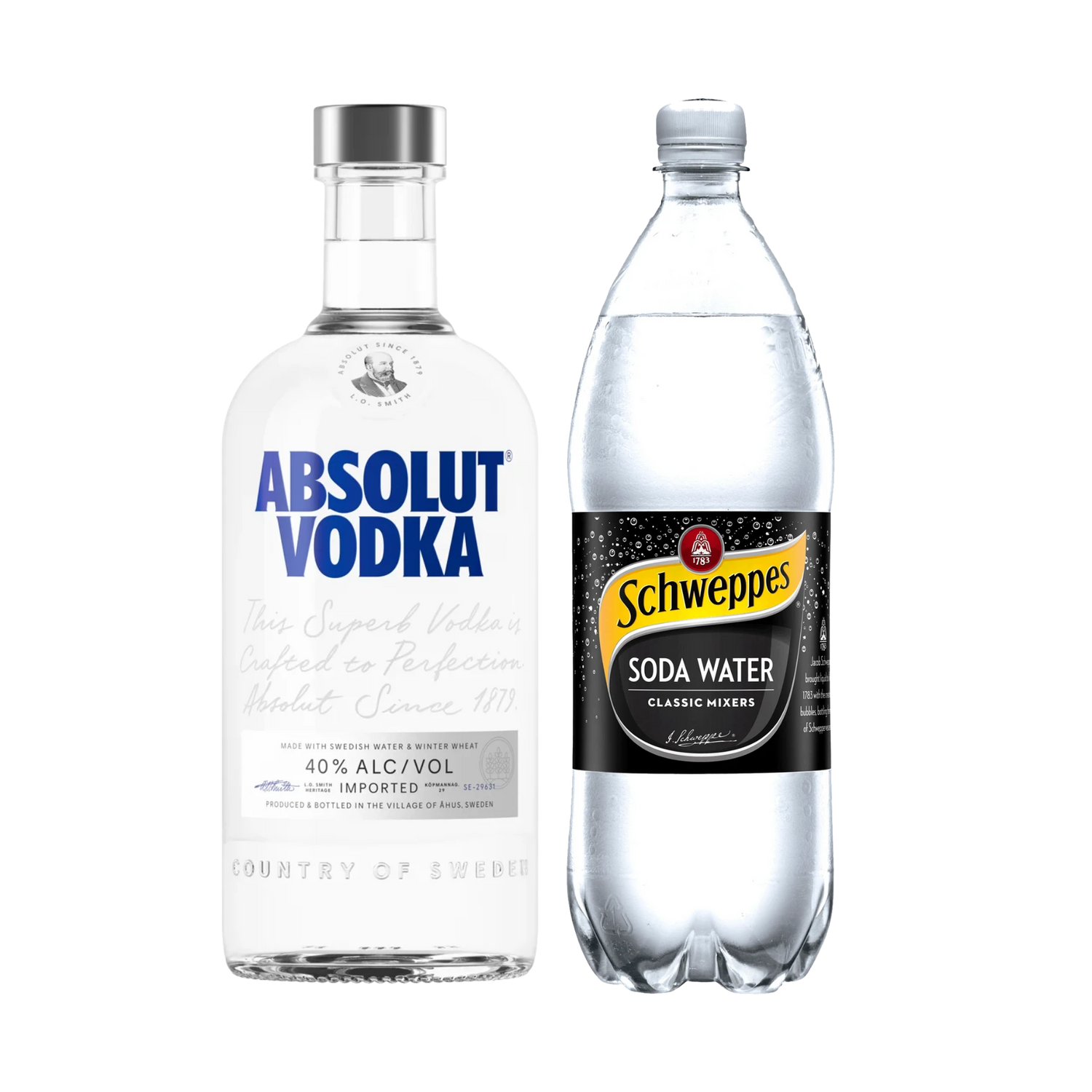 Absolut Soda (1x Absolut, 2 x 4 Soda Water 1.25L)