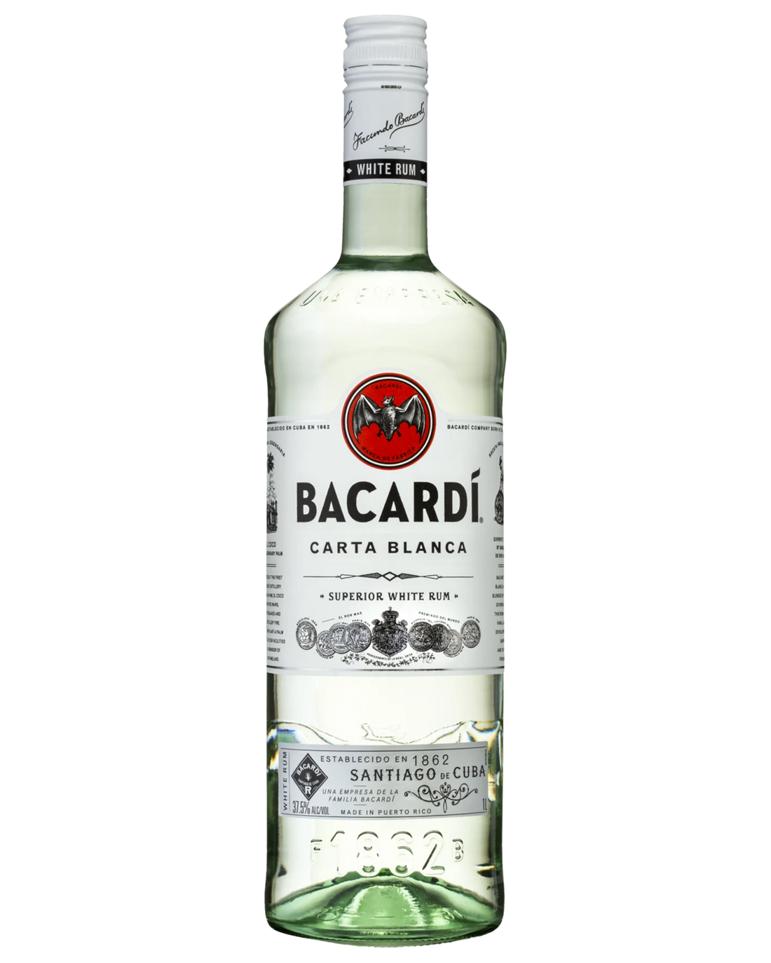 Bacardi Carta Blanca Rum 1L