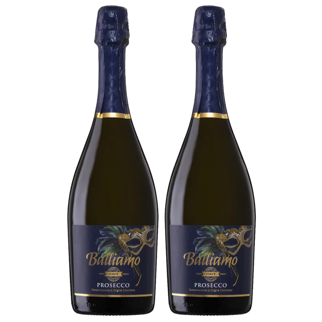 Balliamo Italian Prosecco 750mL 2 Pack