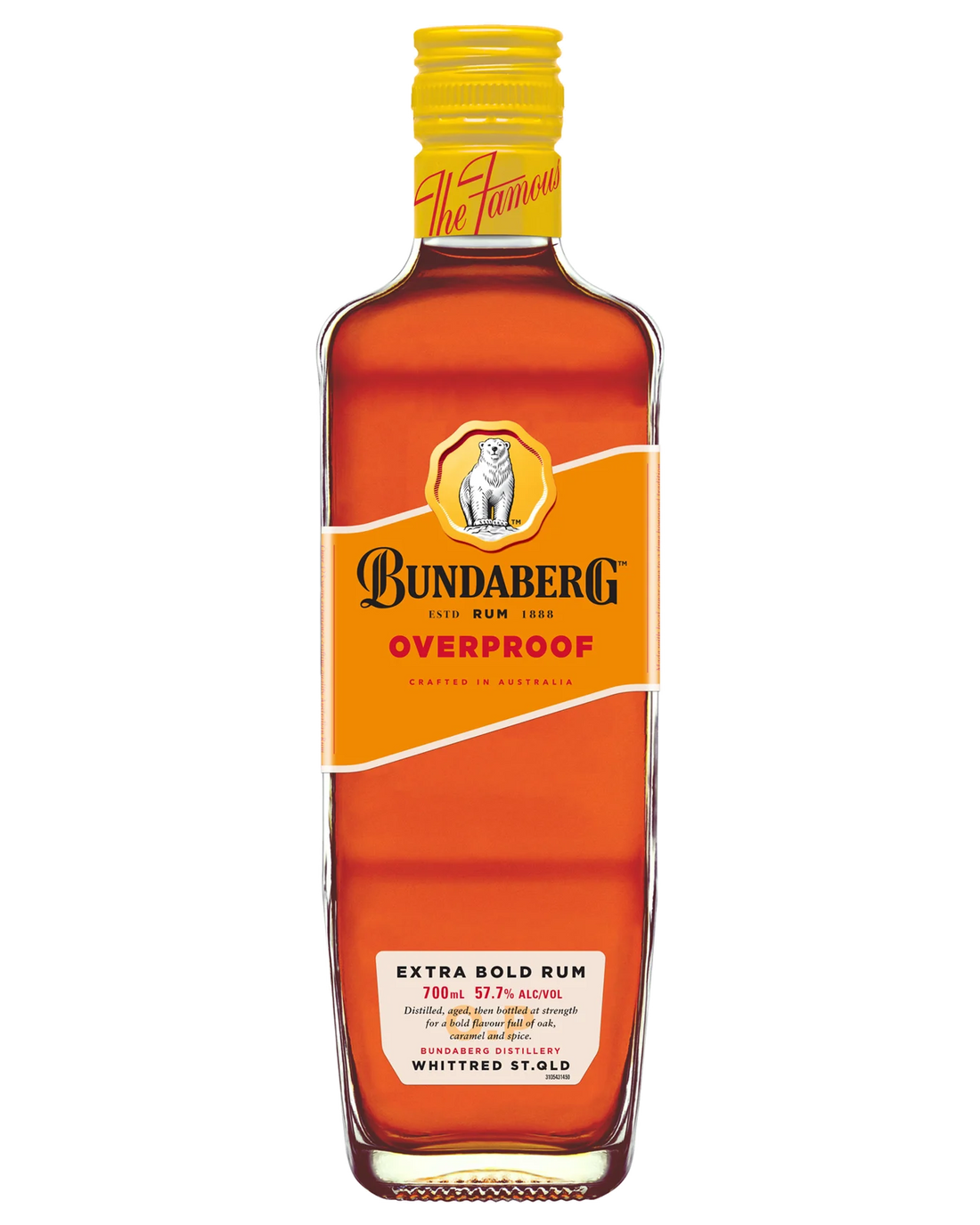 Bundaberg Original Rum Overproof 700mL