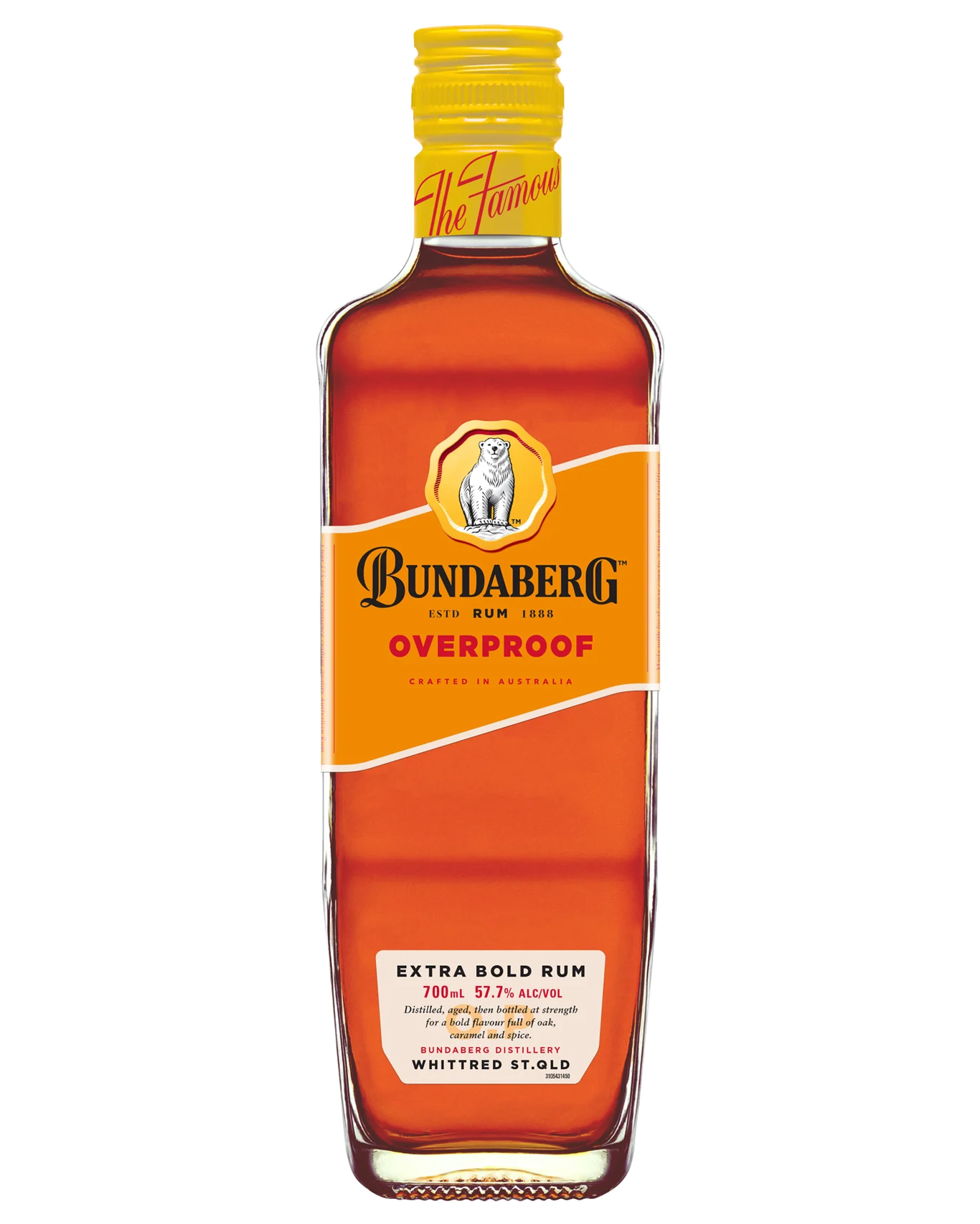 Bundaberg Original Rum Overproof 700mL