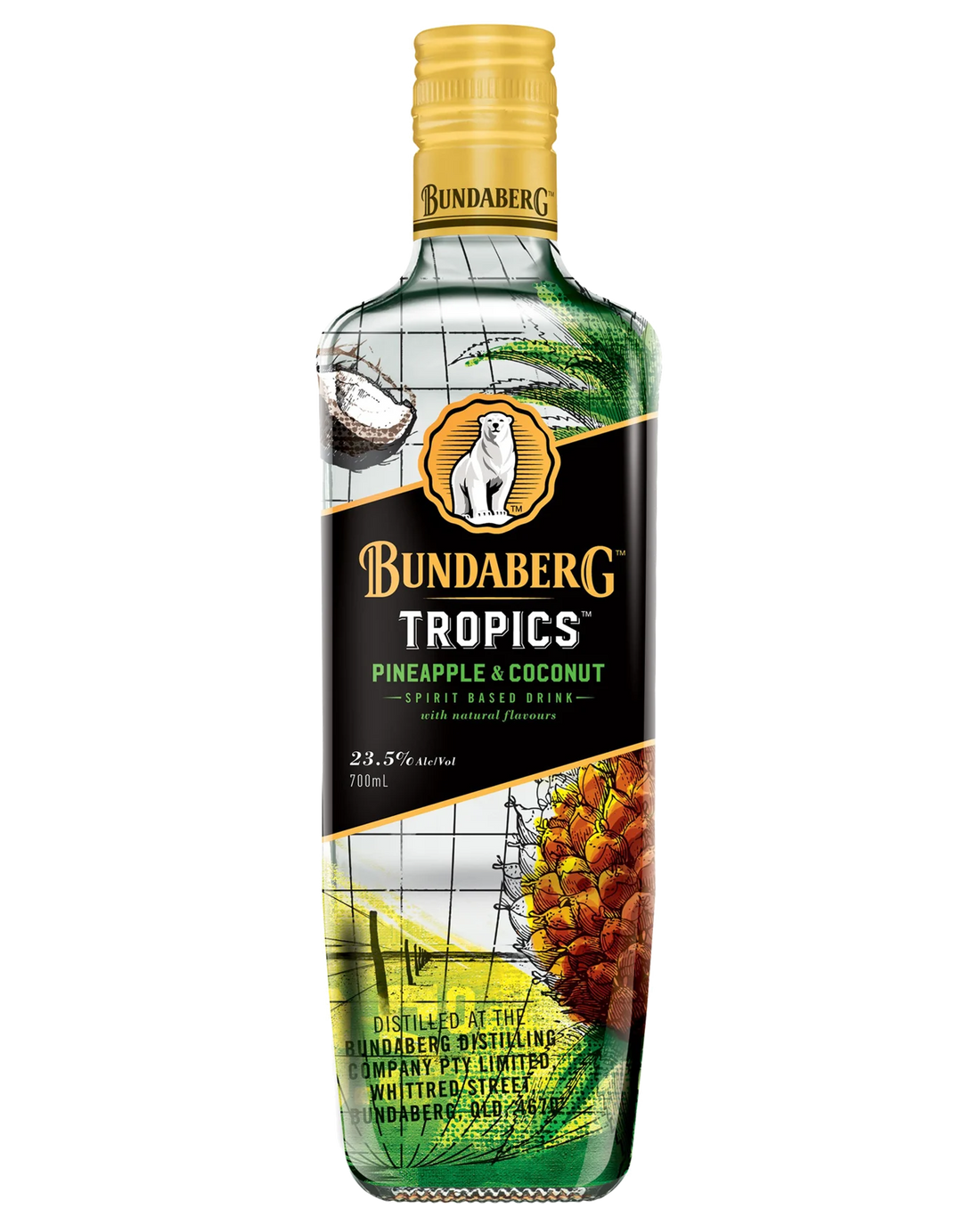 Bundaberg Tropics Pineapple &amp; Coconut 700mL