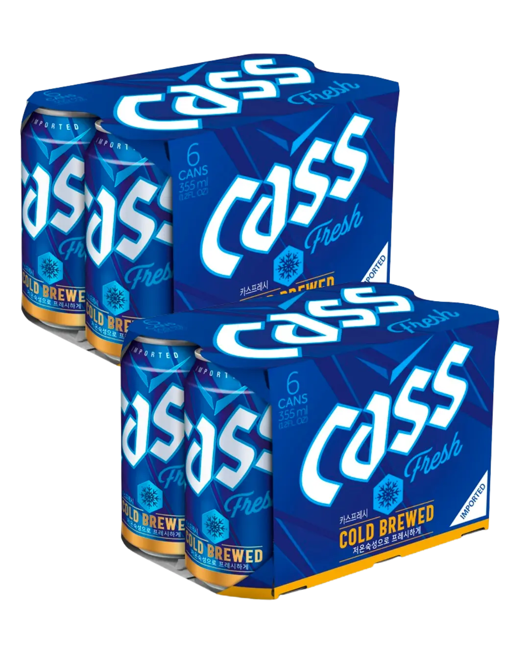 Cass Fresh Beer Cans 355mL 12 Pack
