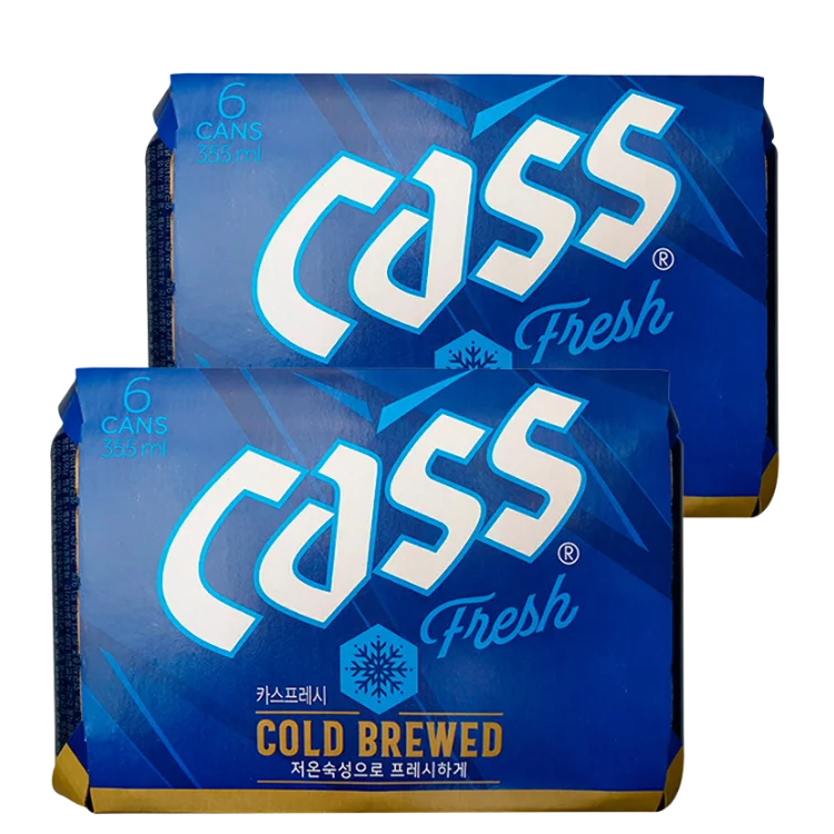 Cass Fresh Beer Cans 355mL 12 Pack