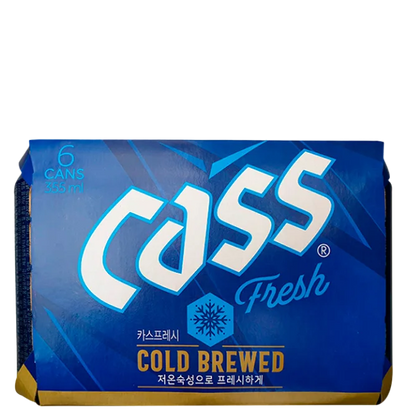 Cass Fresh Beer Can 355mL 6 Pack