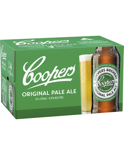 Coopers Pale Ale Bottles 375mL 24 Pack
