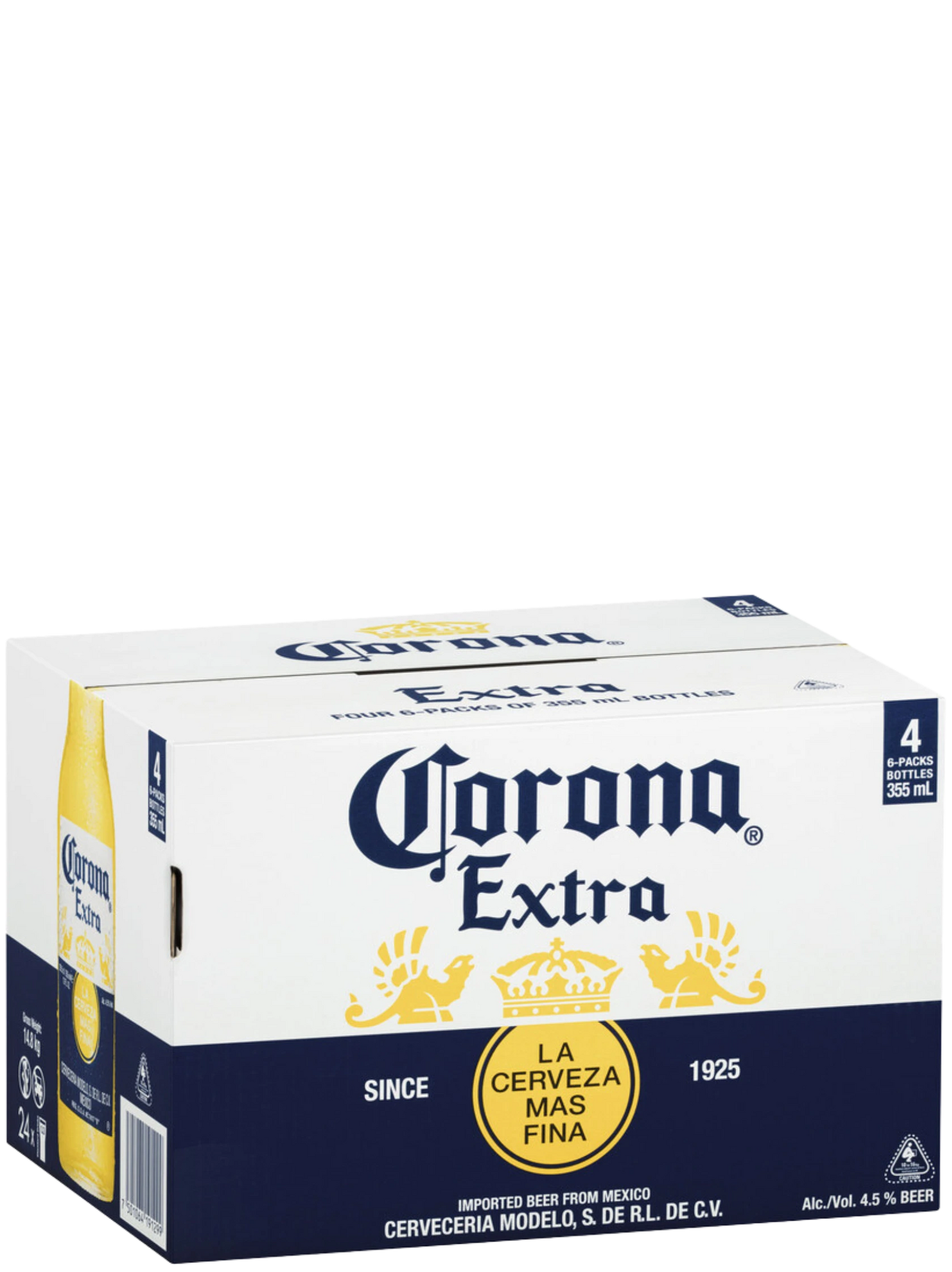 Corona Extra Beer Bottles 355mL 24 Pack