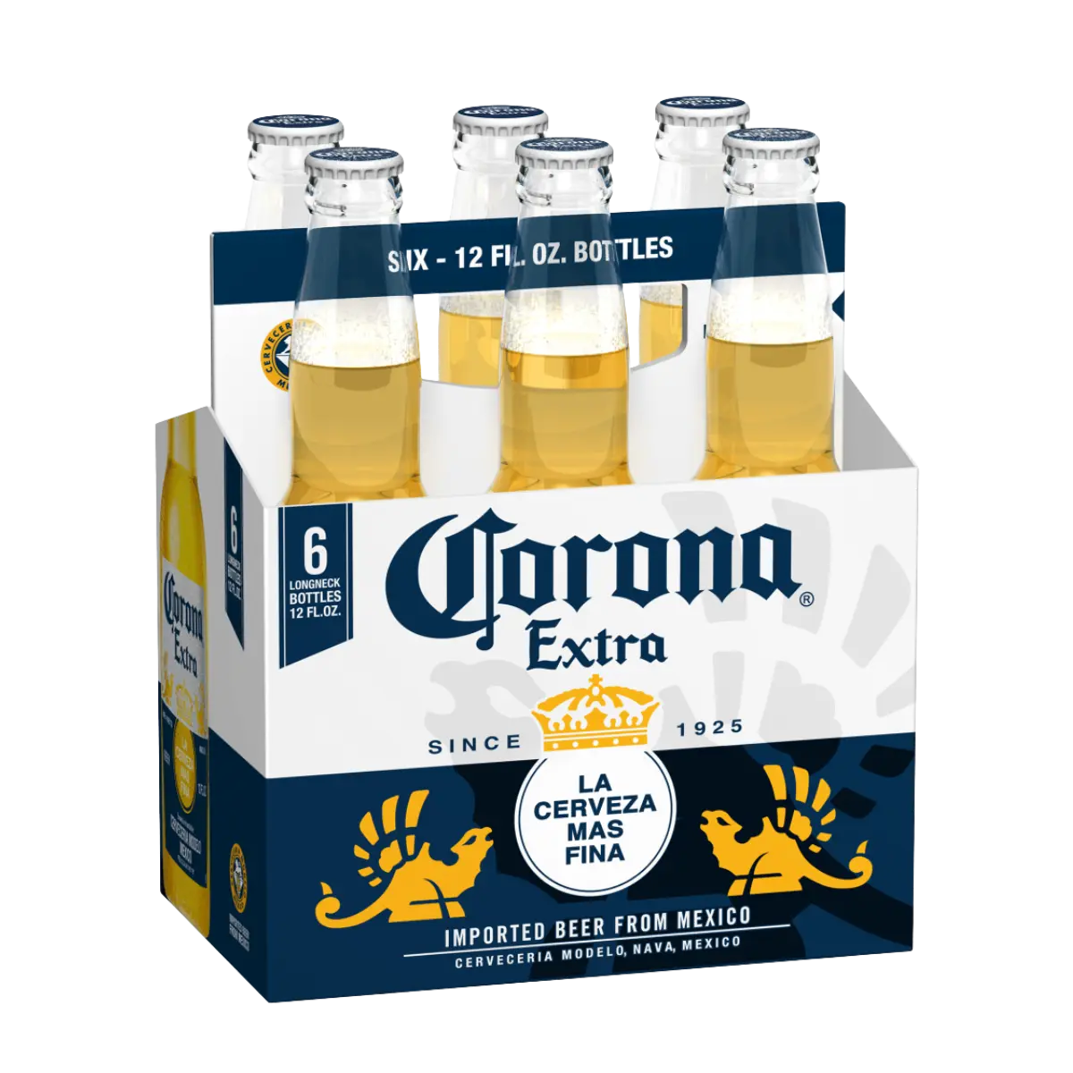 Corona Extra Beer Bottles 355mL 6 Pack