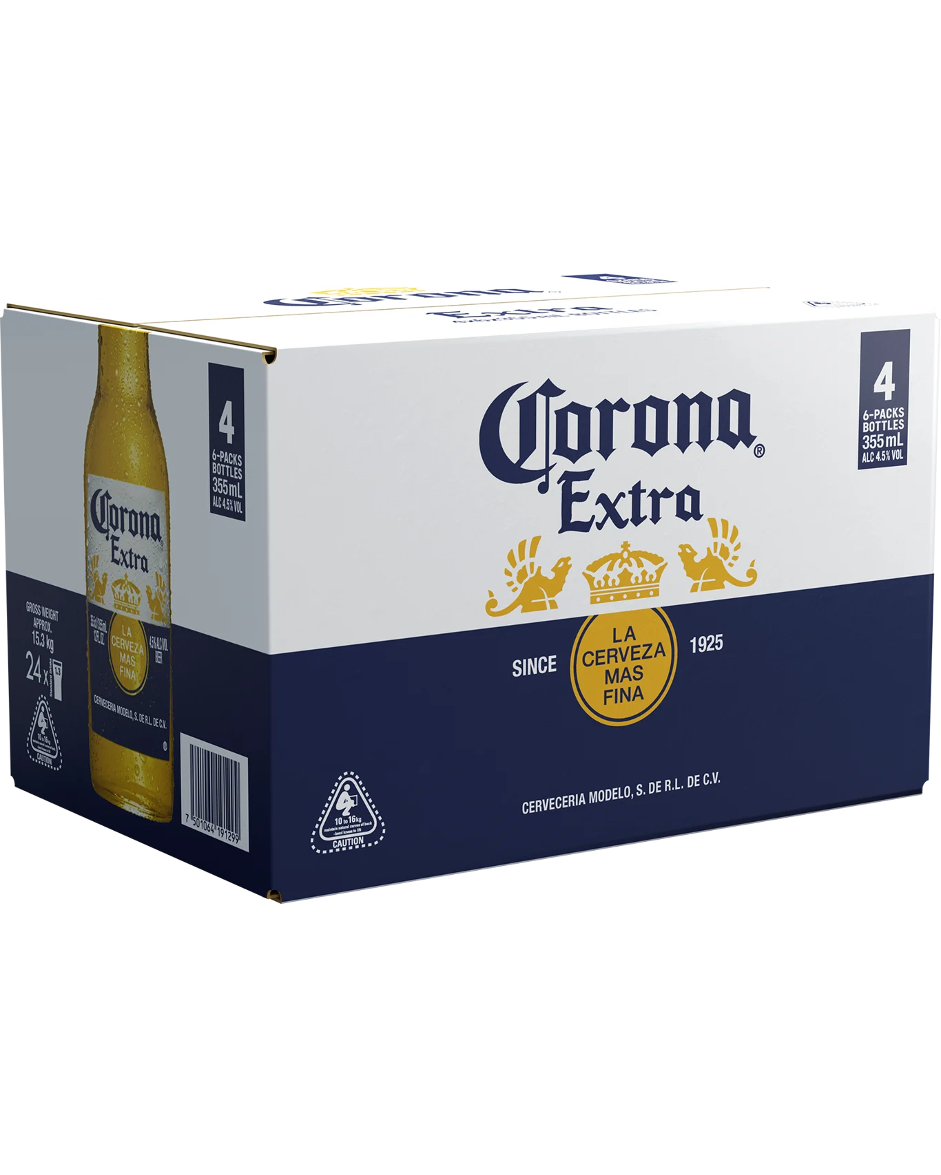 Corona Extra Beer Bottles 355mL 24 Pack