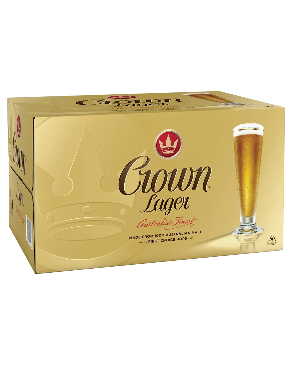 Crown Lager Bottles 375mL 24 Pack