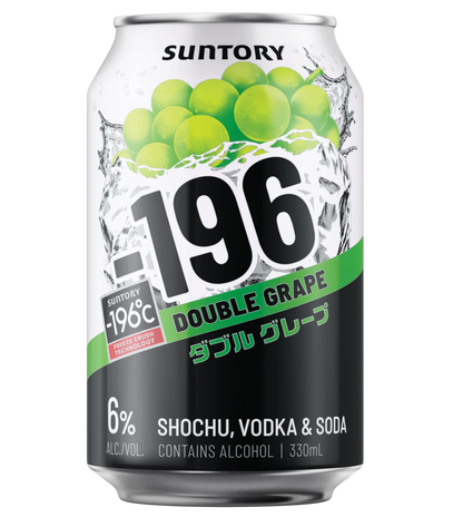 Suntory 196 Double Grape Cans 330mL 4 Pack
