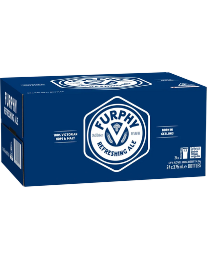 Furphy Original Refreshing Ale Bottles 375mL 24 Pack