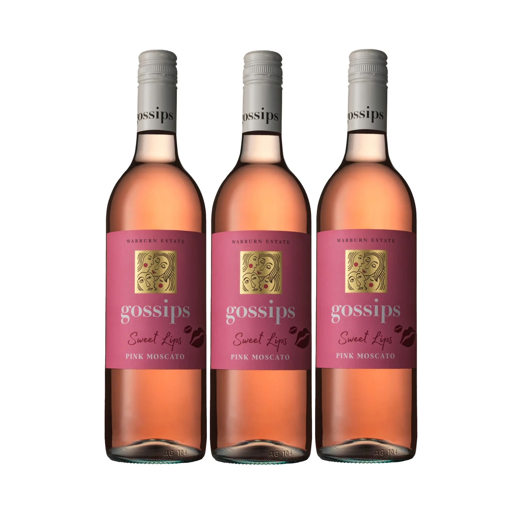 Gossips Pink Moscato 750mL 3 Bottles